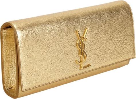 ysl gold and silver clutch|yves saint laurent clutch sale.